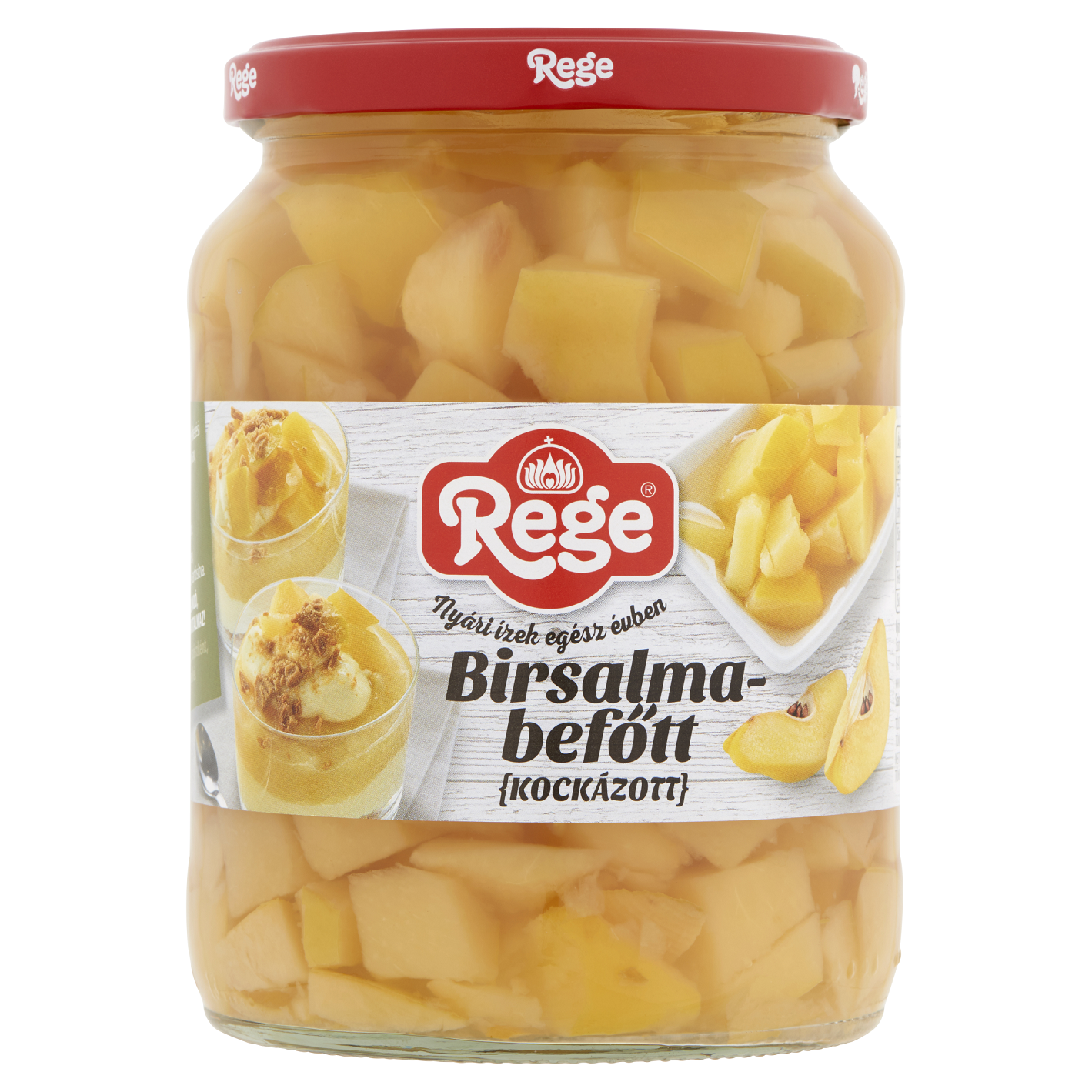 REGE Birsalmabefőtt, kockázott 720ml